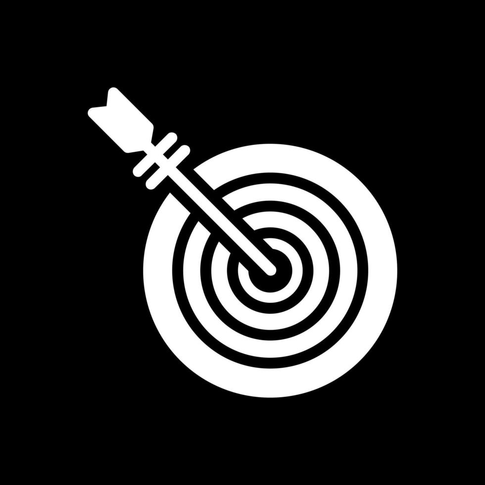 Bullseye-Vektor-Icon-Design vektor