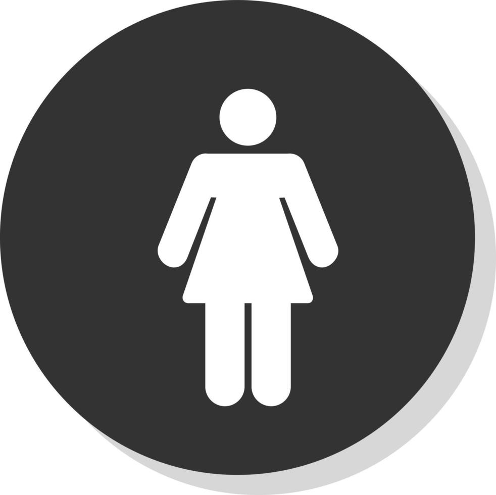weibliches Vektor-Icon-Design vektor