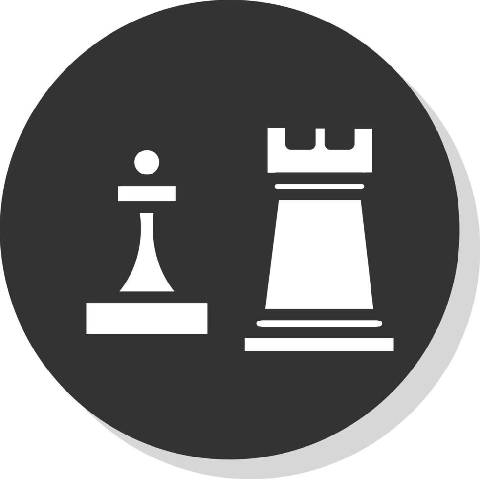 Schach-Vektor-Icon-Design vektor