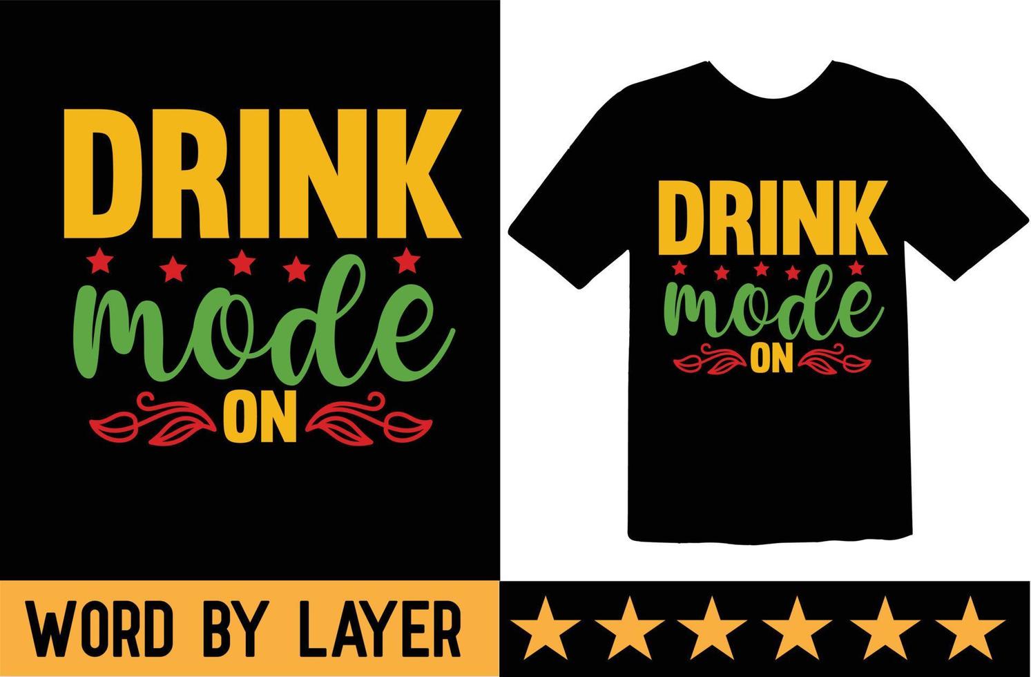 trinken Modus auf svg t Hemd Design vektor