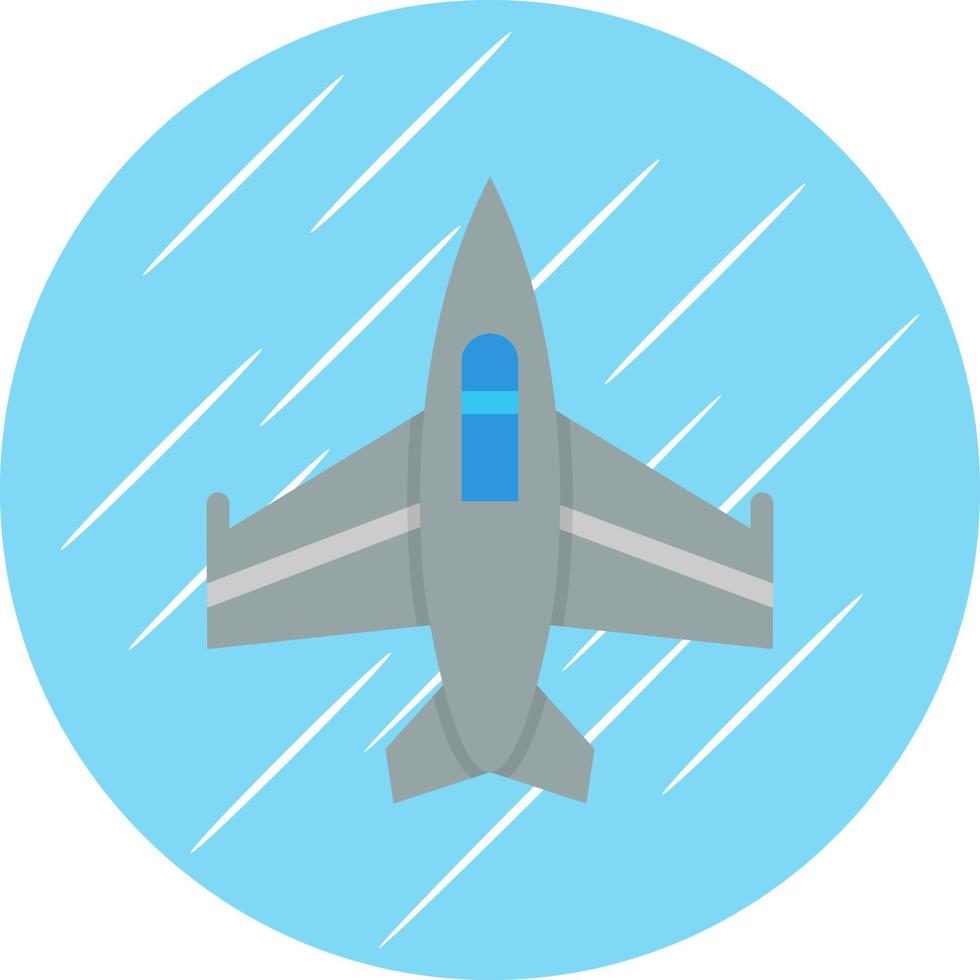 Kampfjet-Vektor-Icon-Design vektor