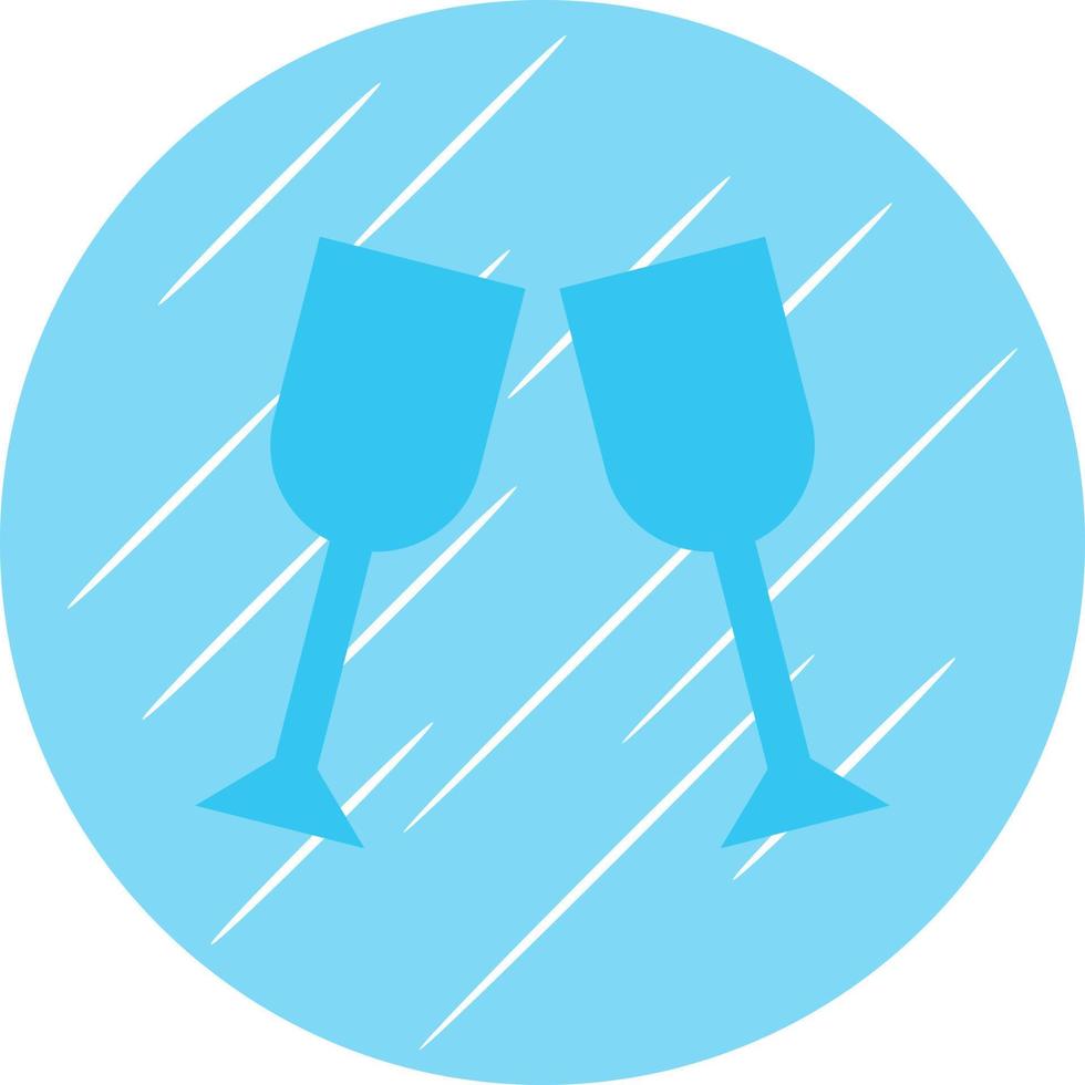 Glas-Prost-Vektor-Icon-Design vektor