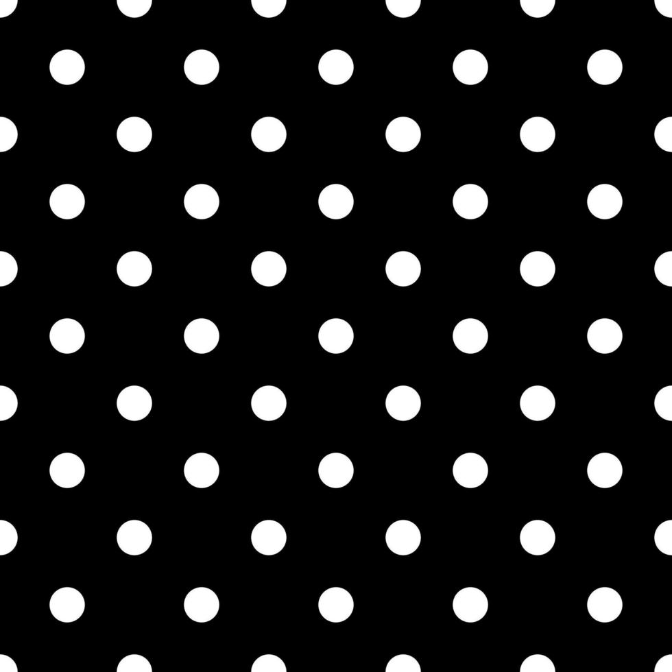 svart och vit sömlös mönster med prickar vektor
