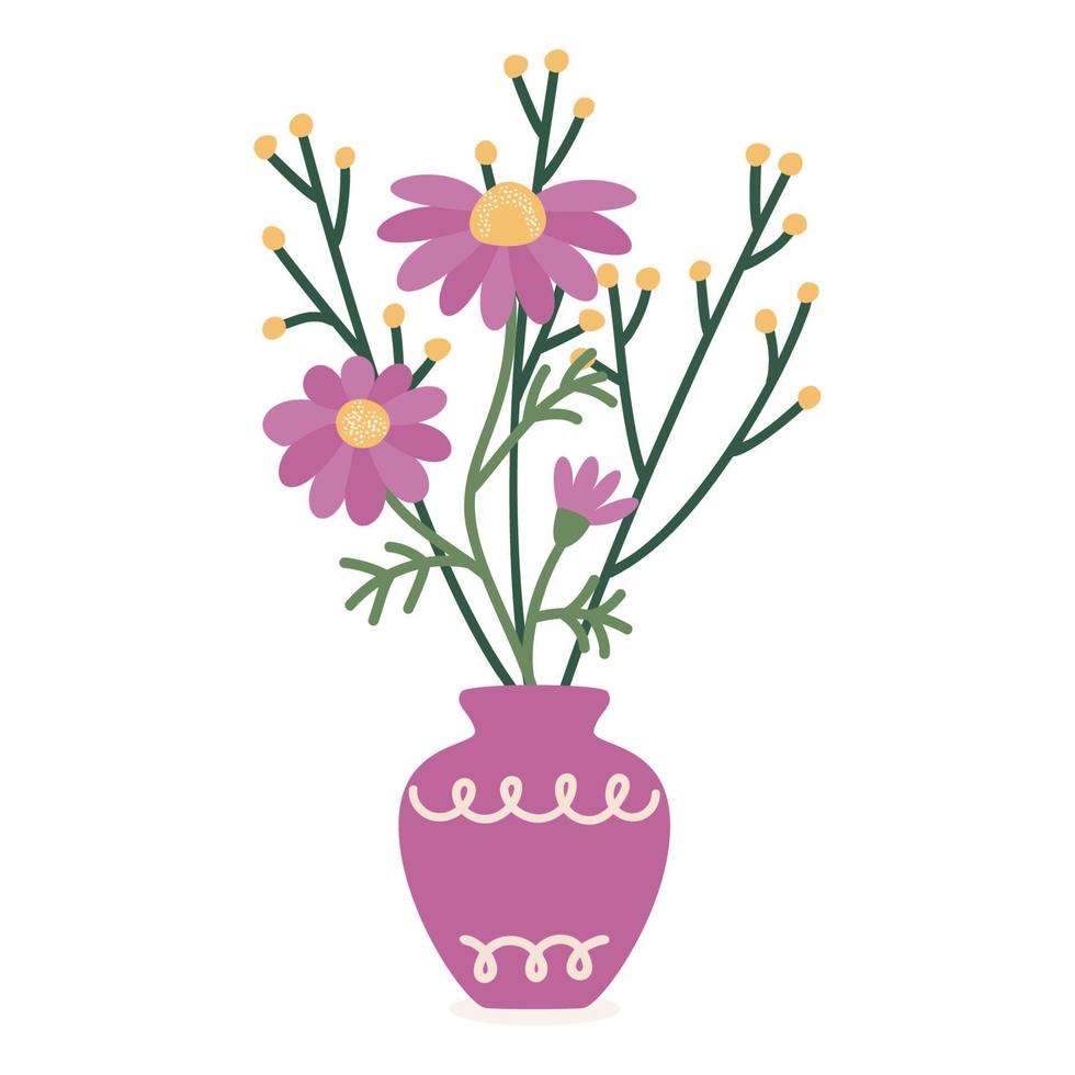 Blumen im ein Vase. vektor