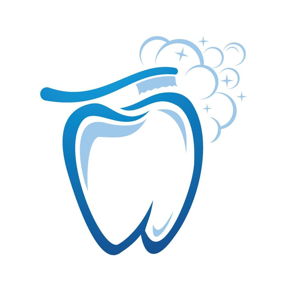 dental logotyp mönster, leende dental design vektor