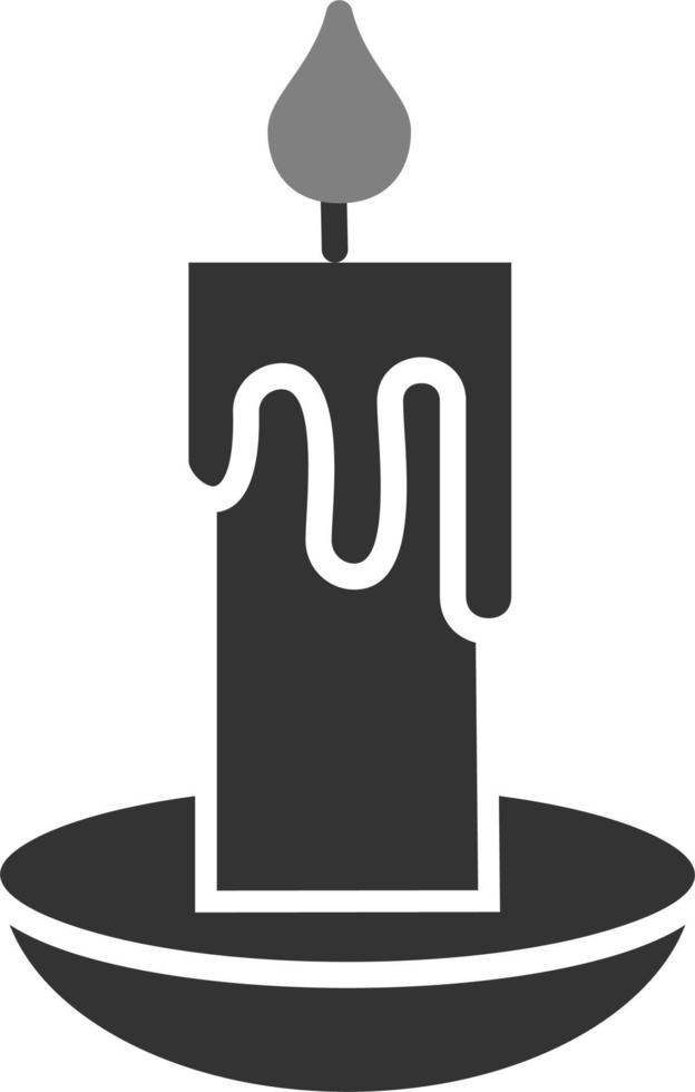Kerze-Vektor-Symbol vektor