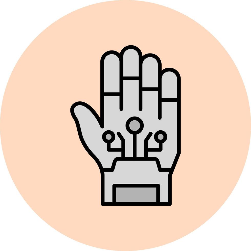 Roboter Hand Vektor Symbol