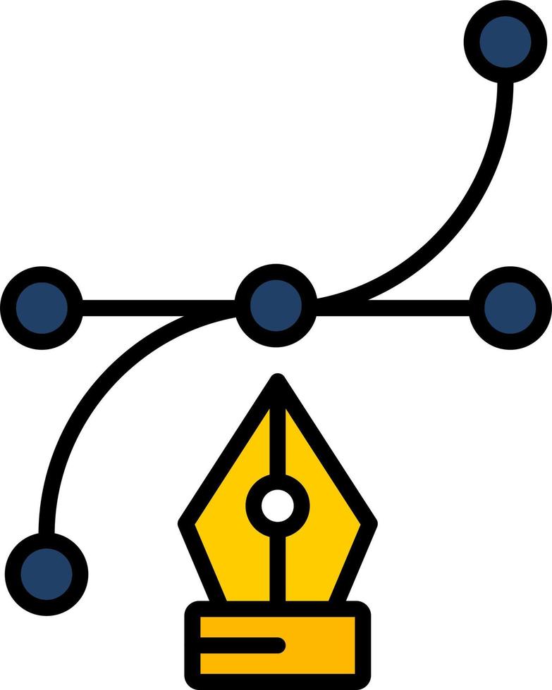 Stiftwerkzeug-Vektorsymbol vektor