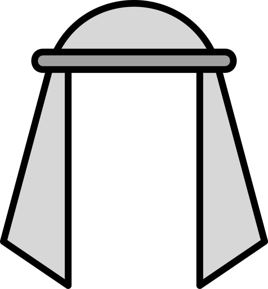 Muslim Schal Vektor Symbol