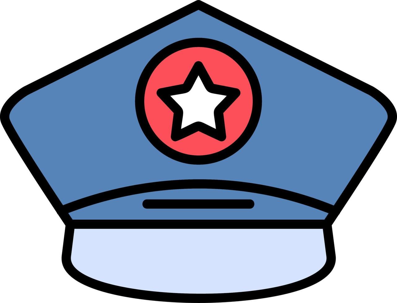 Polizei Deckel Vektor Symbol