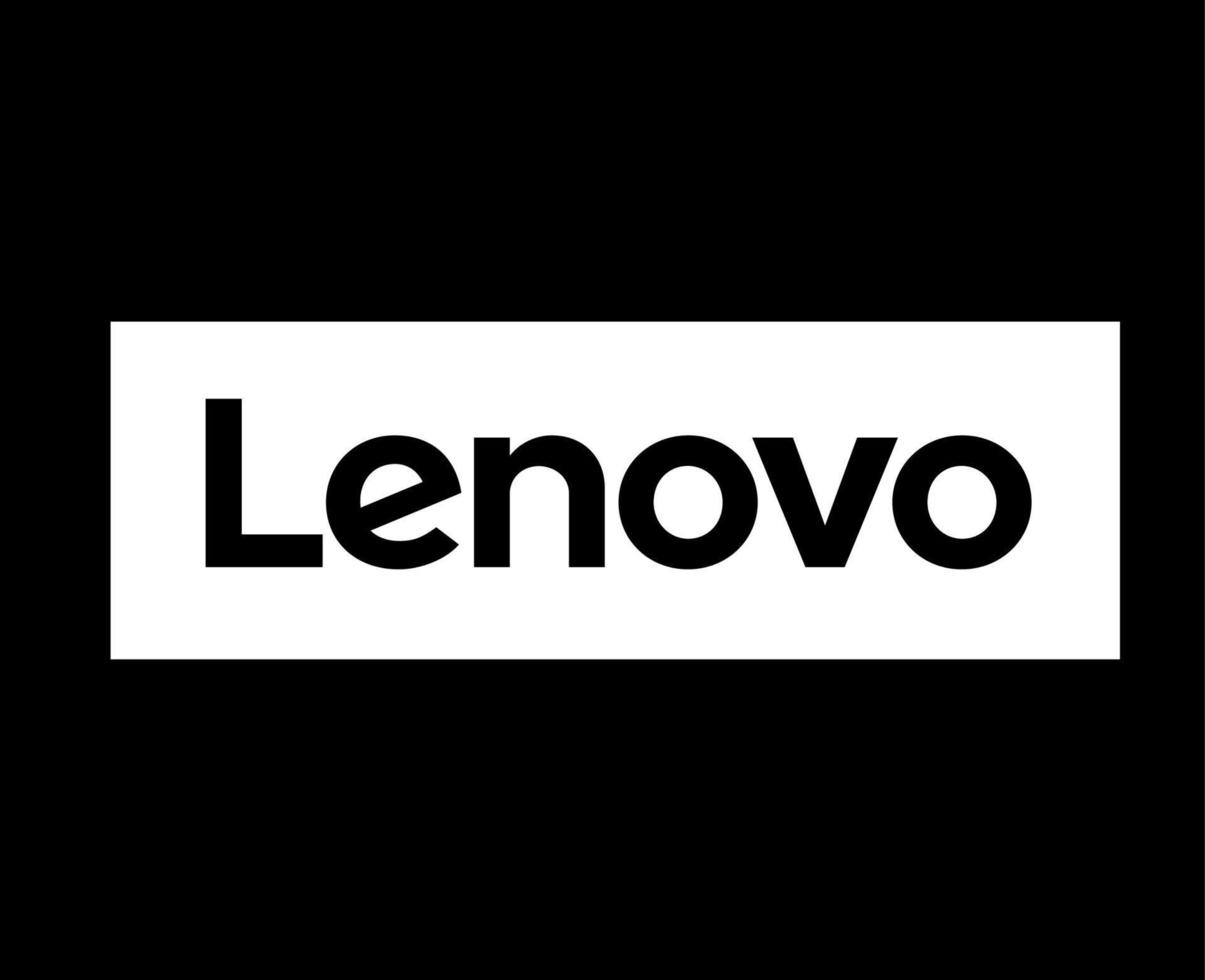 lenovo logotyp varumärke telefon symbol design Kina mobil vektor illustration svart och vit