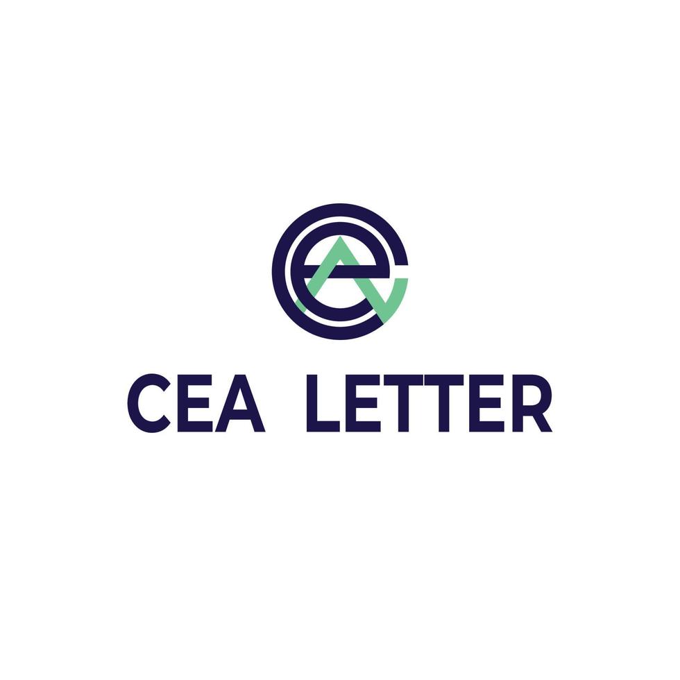 ce c e brev logotyp design kreativ ikon modern vektor