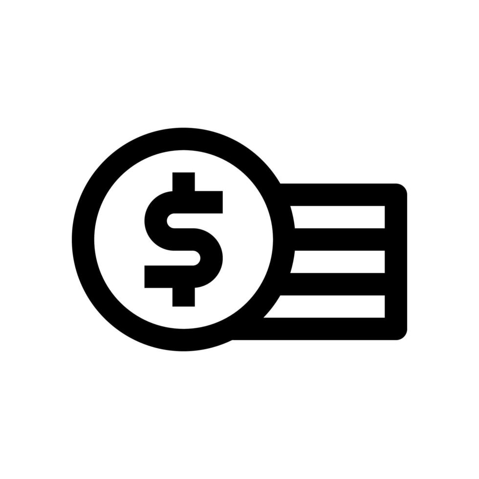 Münze Symbol zum Ihre Webseite Design, Logo, Anwendung, ui. vektor