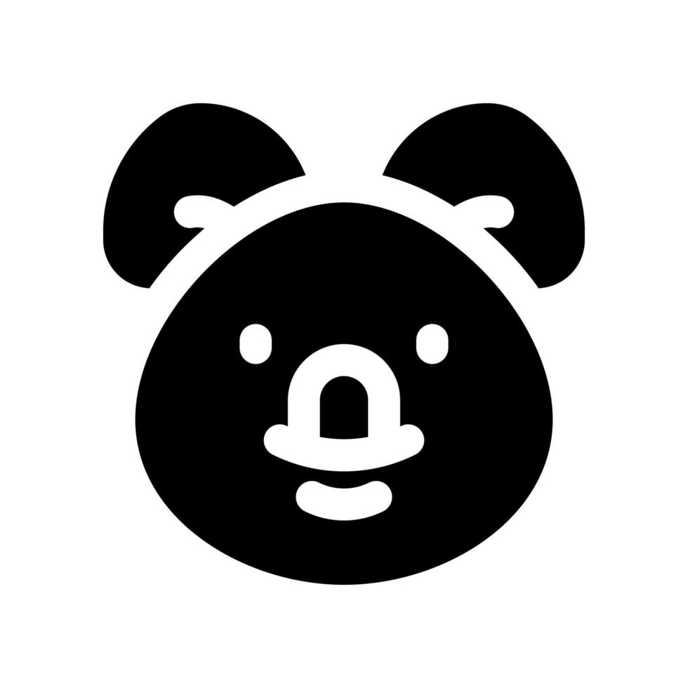 Koala Symbol zum Ihre Webseite Design, Logo, Anwendung, ui. vektor