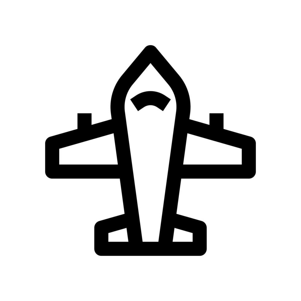 Flugzeug Symbol zum Ihre Webseite, Handy, Mobiltelefon, Präsentation, und Logo Design. vektor