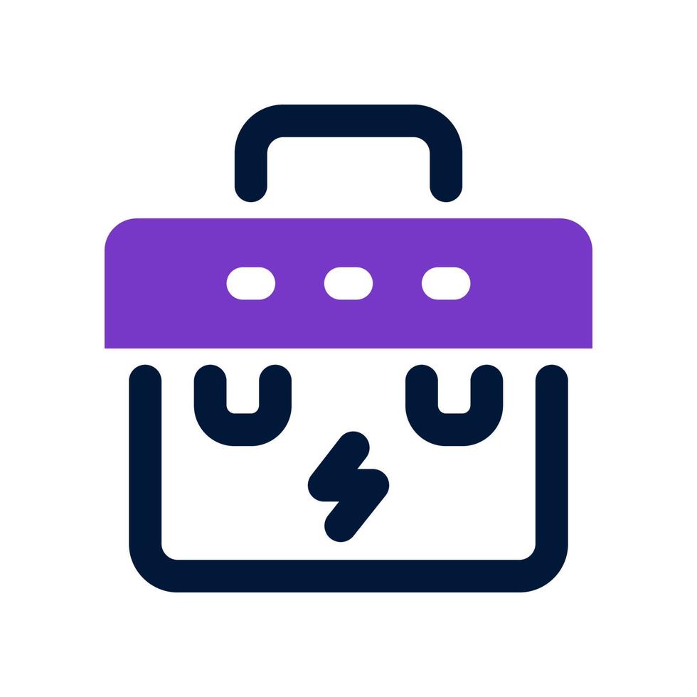 Toolbox-Symbol für Ihre Website, Ihr Handy, Ihre Präsentation und Ihr Logo-Design. vektor