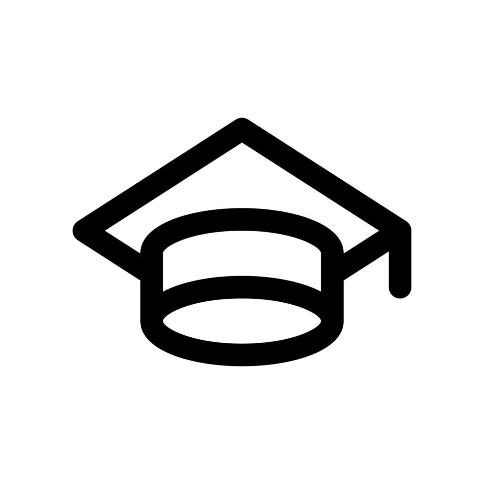 Doktorhut Symbol zum Ihre Webseite Design, Logo, Anwendung, ui. vektor