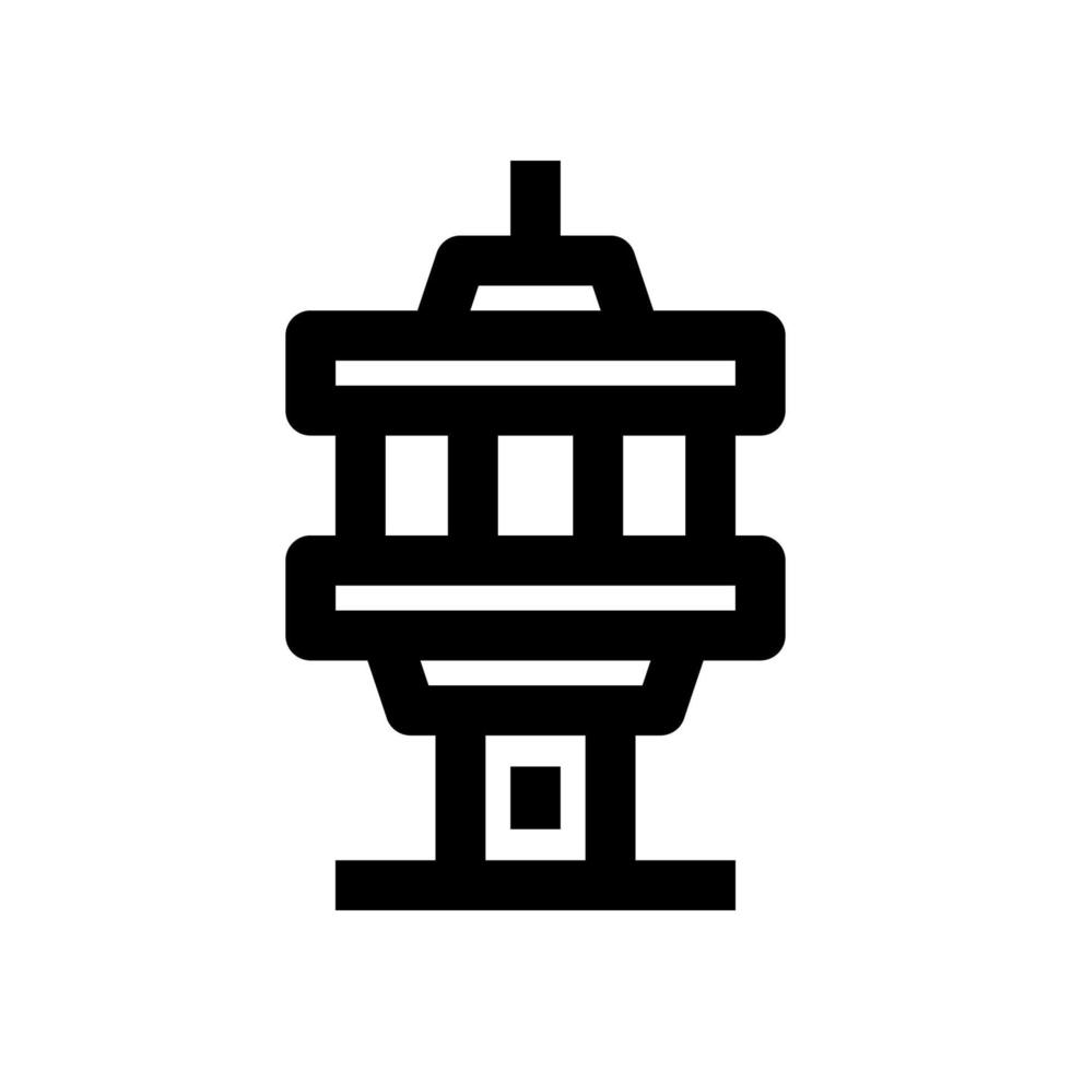 Steuerung Turm Symbol zum Ihre Webseite, Handy, Mobiltelefon, Präsentation, und Logo Design. vektor