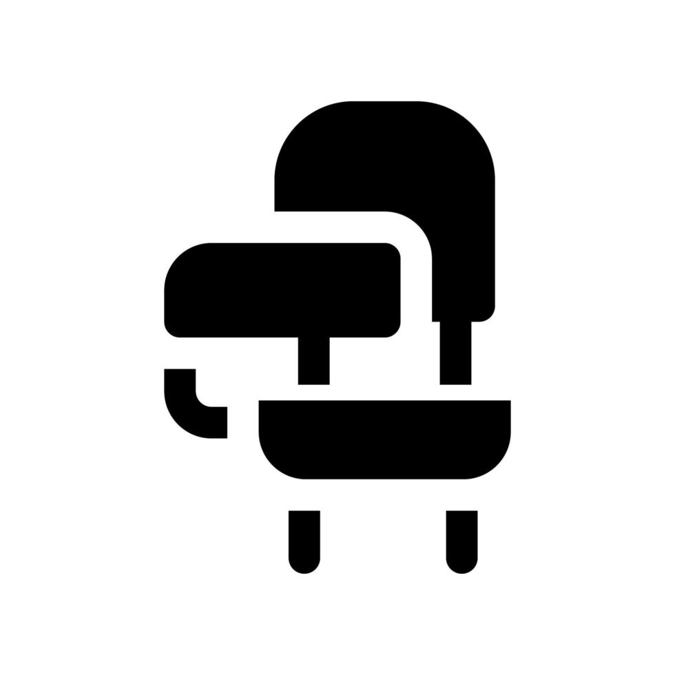 Stuhl Symbol zum Ihre Webseite Design, Logo, Anwendung, ui. vektor