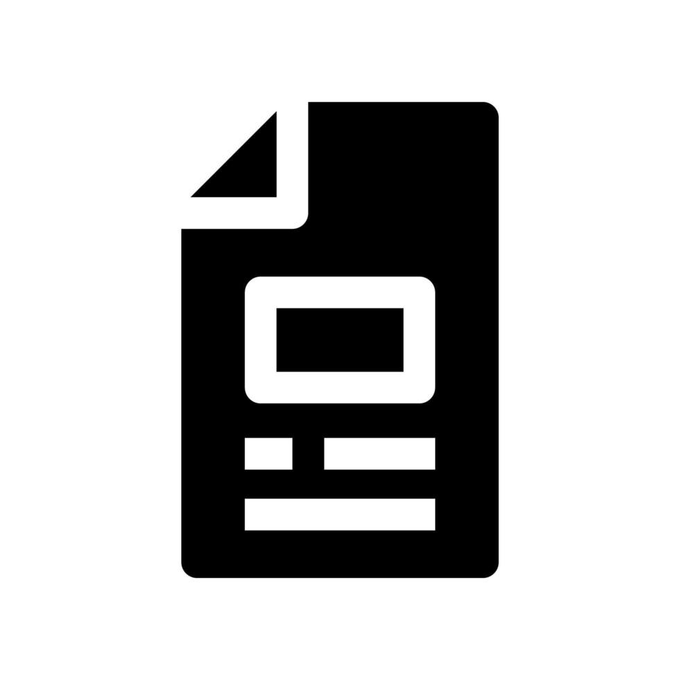 Dateisymbol für Ihre Website, Ihr Mobiltelefon, Ihre Präsentation und Ihr Logodesign. vektor