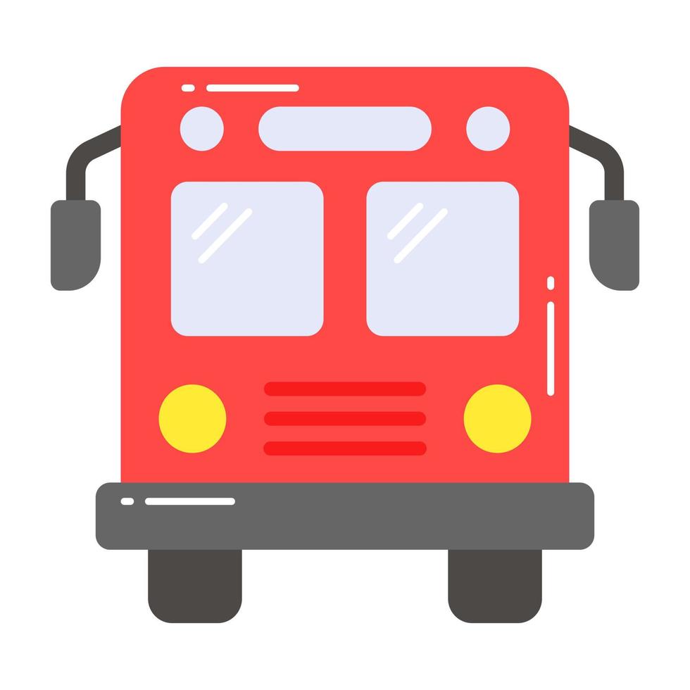 modern Vektor von Öffentlichkeit Transport, Schule Bus Symbol