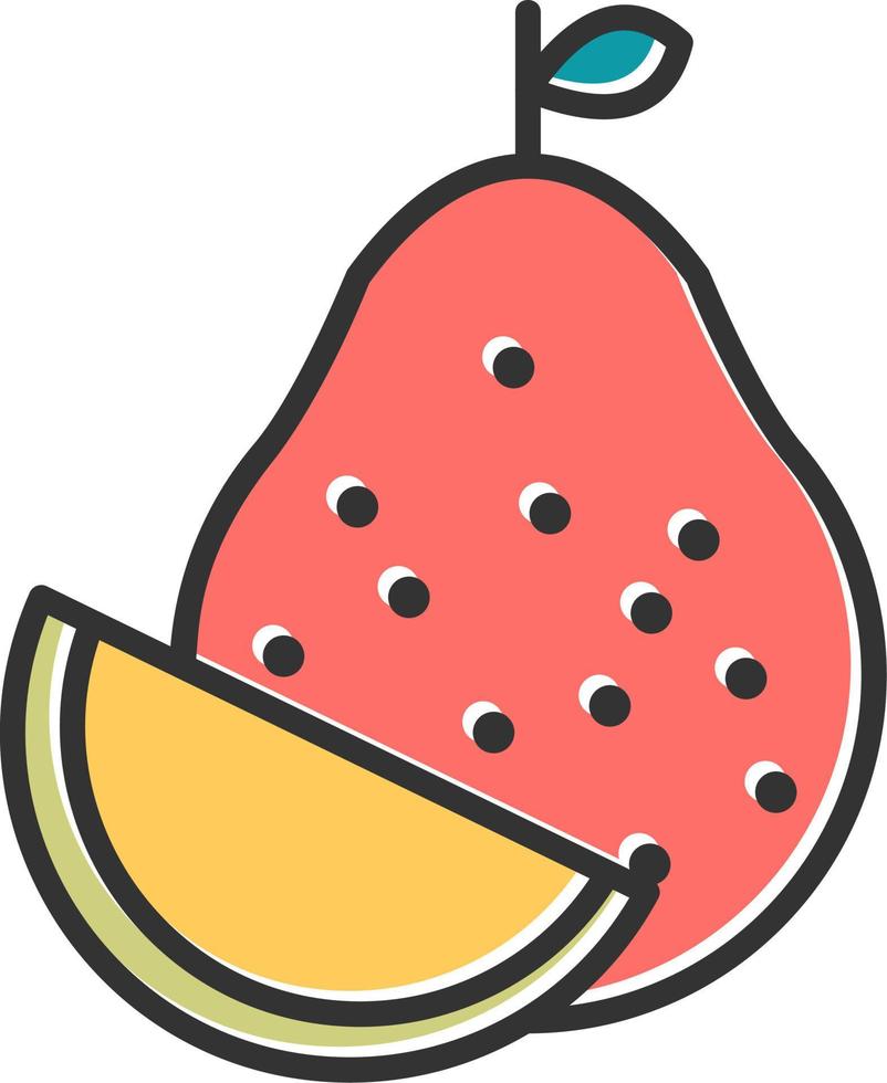 Birnenfrucht-Symbol vektor