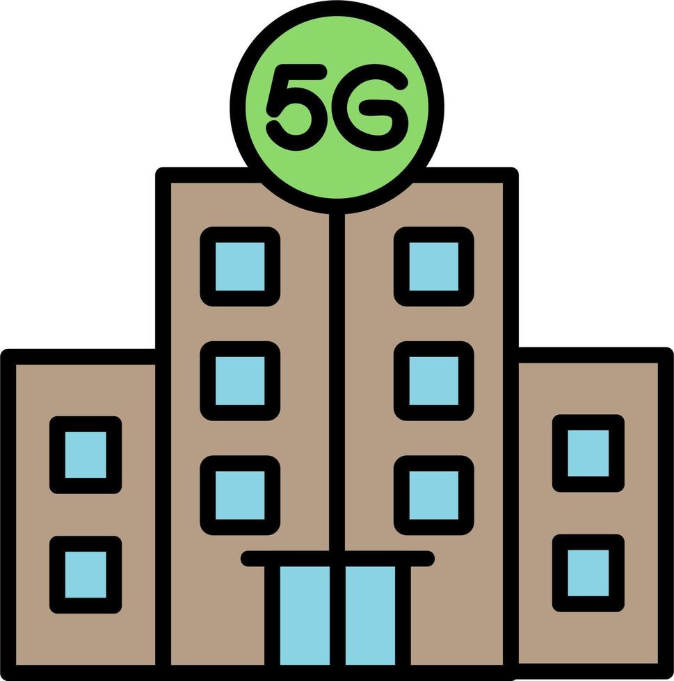 5g Hauptsitz Vektor Symbol