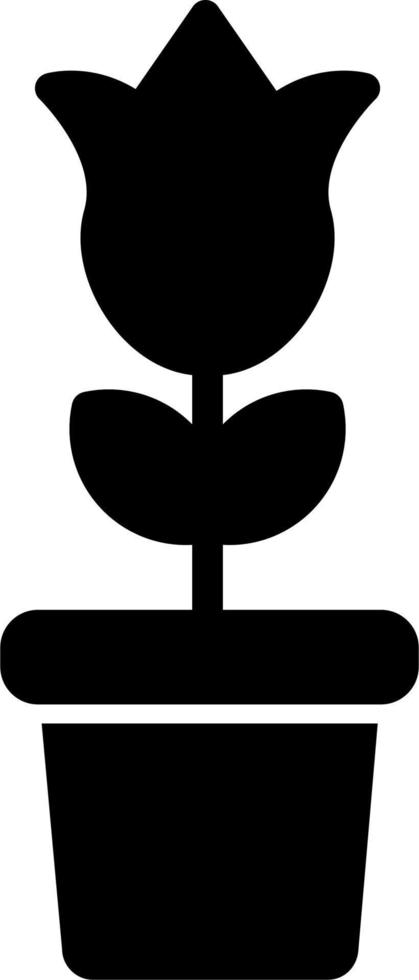 Symbol für Tulpenvektor vektor