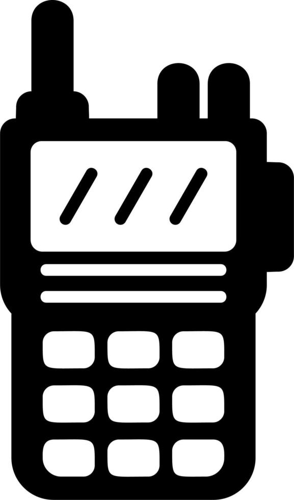 Walkie-Talkie-Vektorsymbol vektor