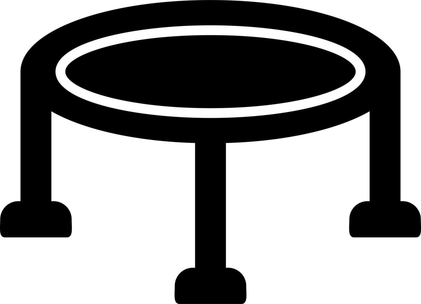 Trampolin-Vektor-Symbol vektor