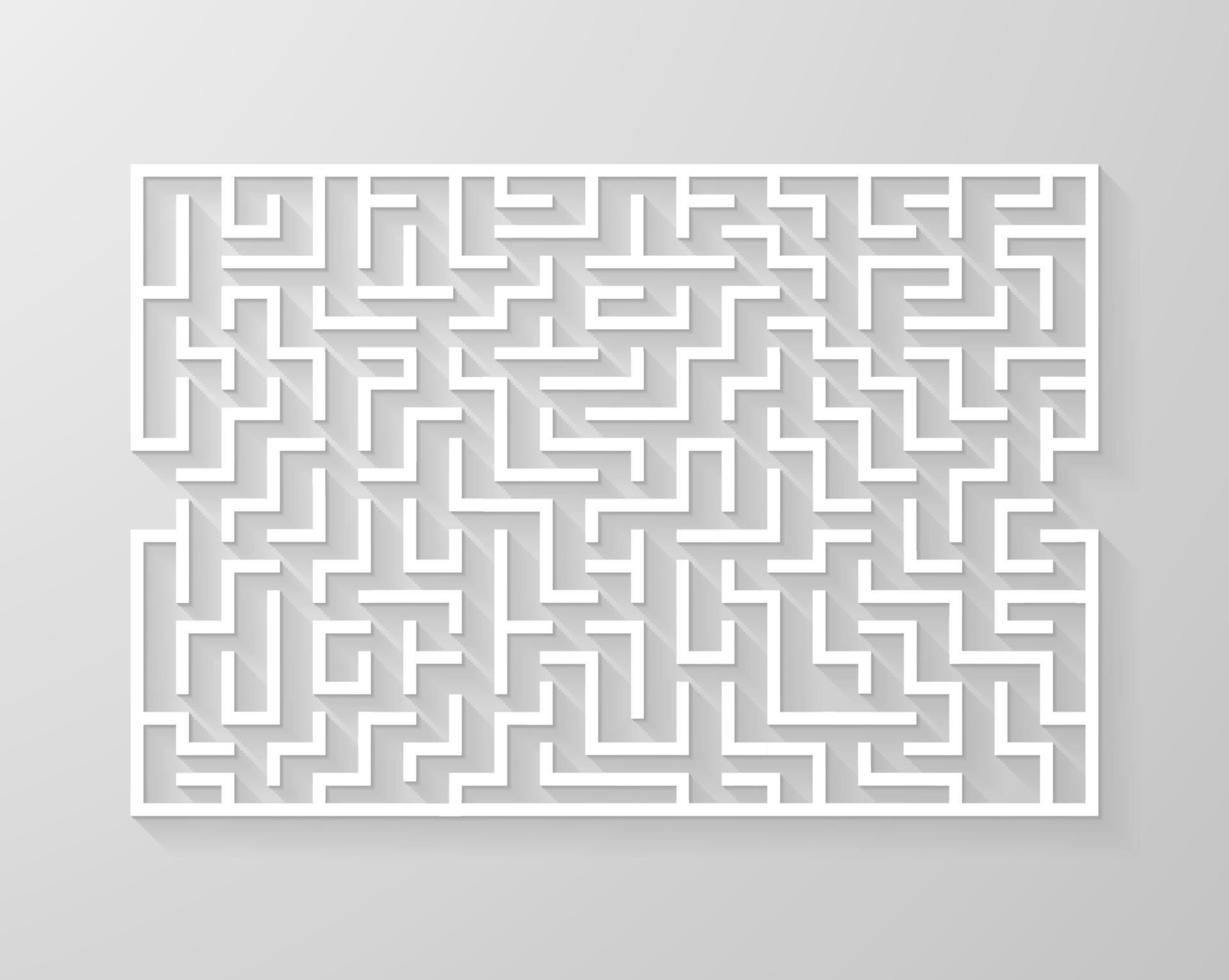 Labyrinth Labyrinth Symbol Form Vektor-Illustration. vektor