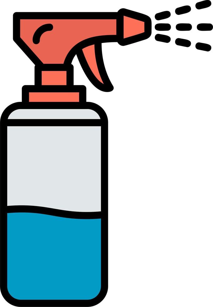 Wasserspray-Vektorsymbol vektor