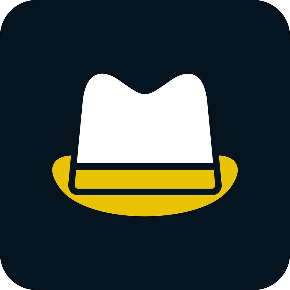 Hut Cowboy-Vektor-Icon-Design vektor