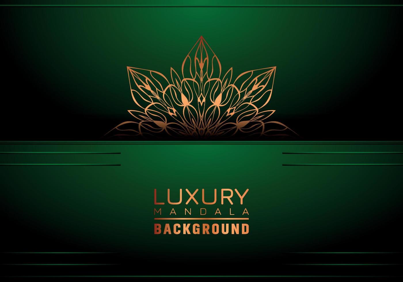 Luxus Mandala Hintergrund dekorativ, Arabeske Stil mit golden Arabeske Muster Stil. dekorativ Mandala Ornament zum drucken, Broschüre, Banner, Abdeckung, Poster, Einladung Karte vektor