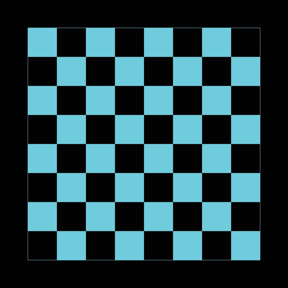 schwarz und Blau Schach Tafel vektor