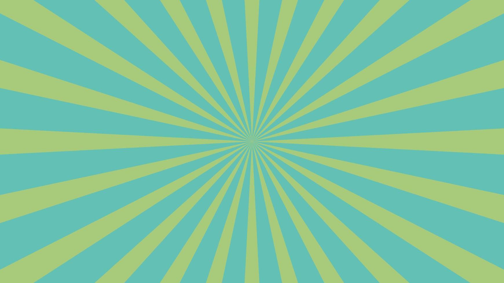 abstrakt grön sunburst mönster bakgrund för modern grafisk design element. lysande stråle tecknad serie med färgrik för hemsida baner tapet och affisch kort dekoration vektor