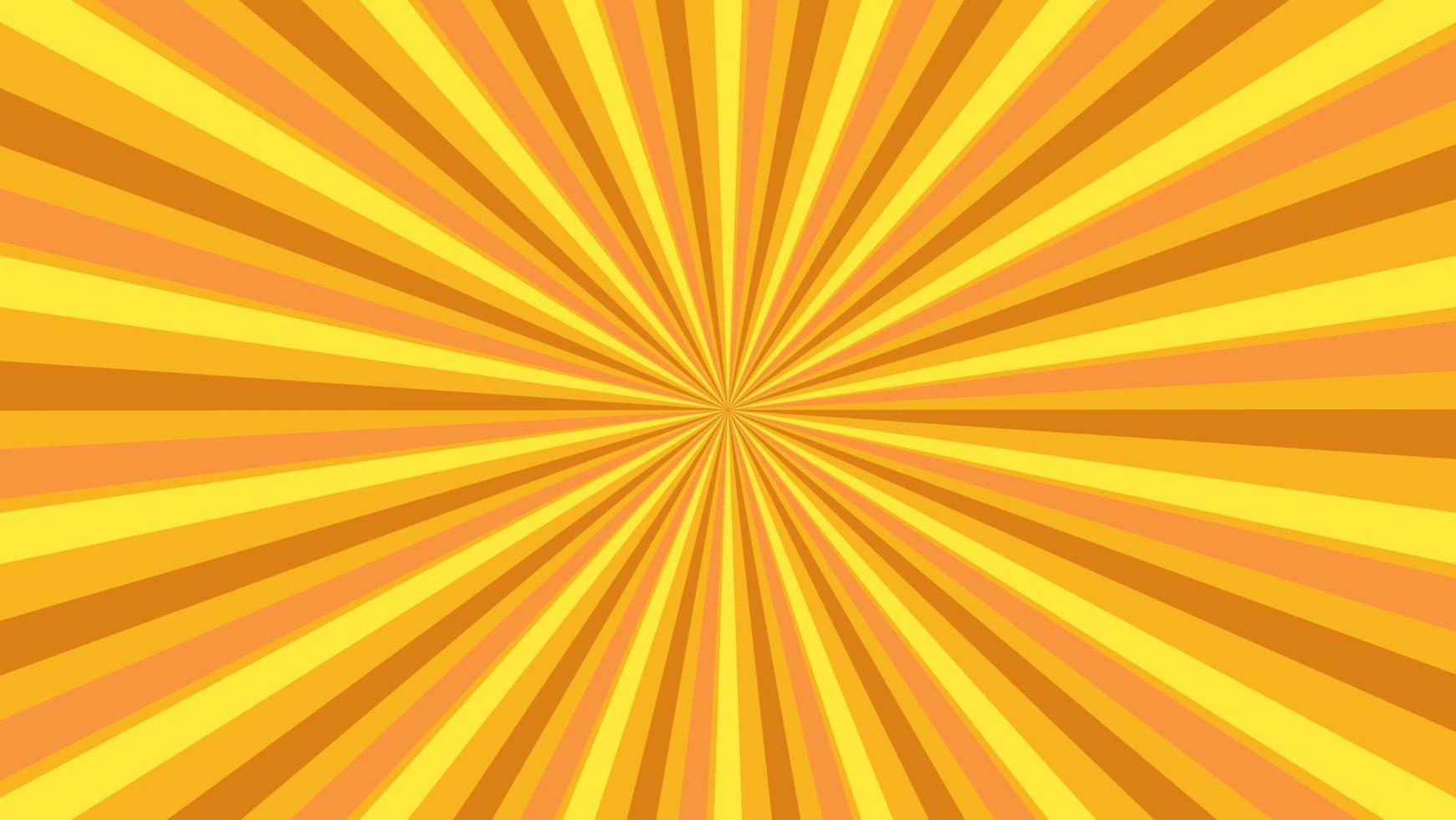 abstrakt gul sunburst mönster bakgrund för modern grafisk design element. lysande stråle tecknad serie med färgrik för hemsida baner tapet och affisch kort dekoration vektor