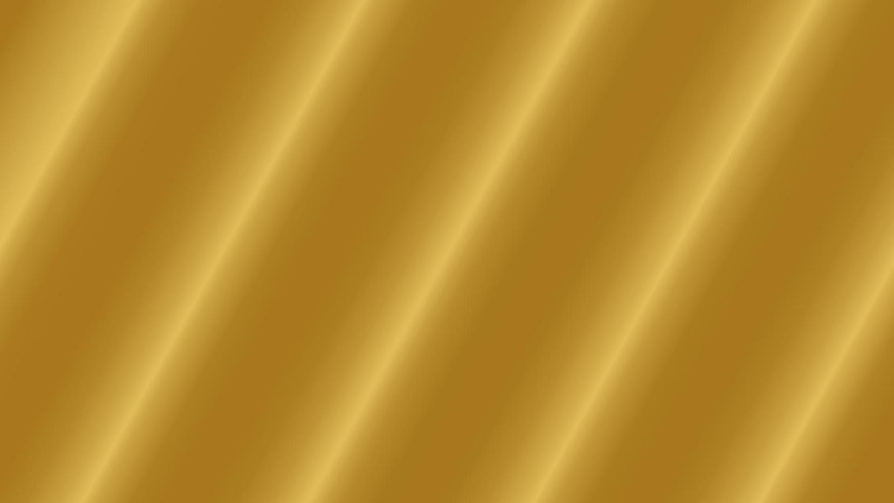 Gold Gradient Farbe Hintergrund. glänzend metallisch Textur mit glatt Oberfläche zum Grafik Design Element vektor