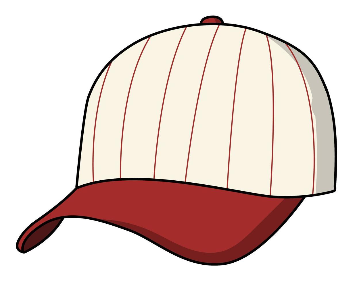 Baseball Deckel weicher Ball Hut Ausrüstung vektor