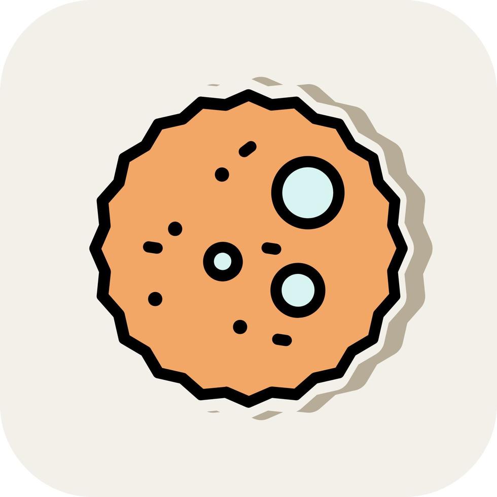 Cookie-Vektor-Icon-Design vektor