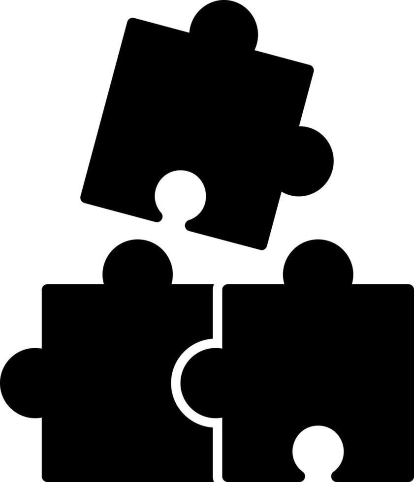 Puzzle Stücke Vektor Symbol
