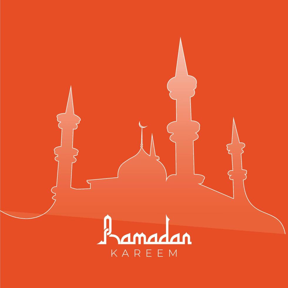 Ramadan kareem bekommen Illustration Hintergrund Banner vektor