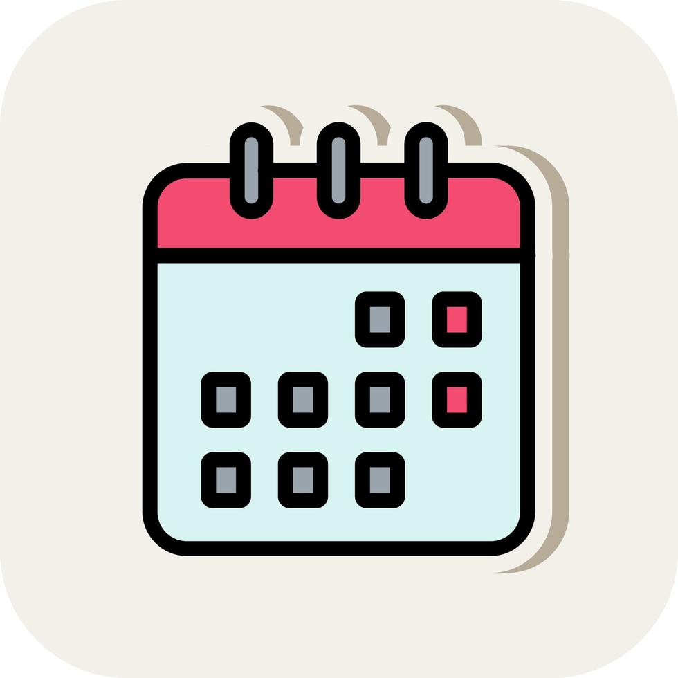 Kalender-Alt-Vektor-Icon-Design vektor