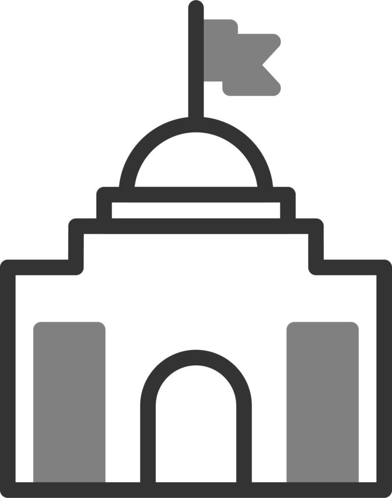 stad hall vektor ikon