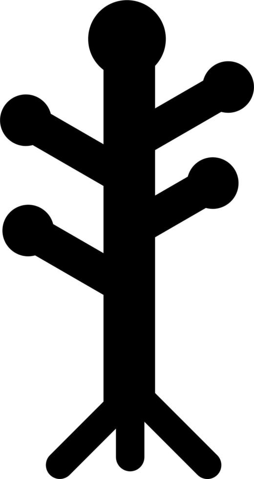 Hutständer-Vektorsymbol vektor