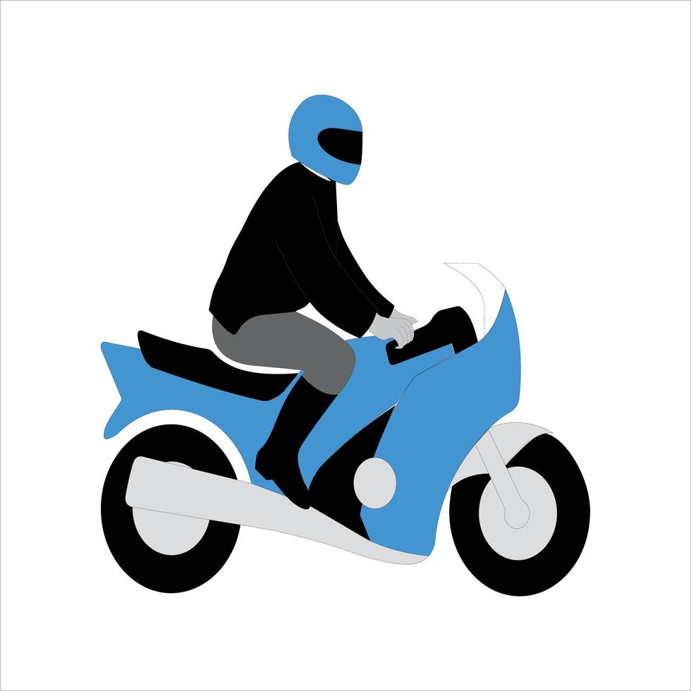 fri motorcykel design illustration vektor