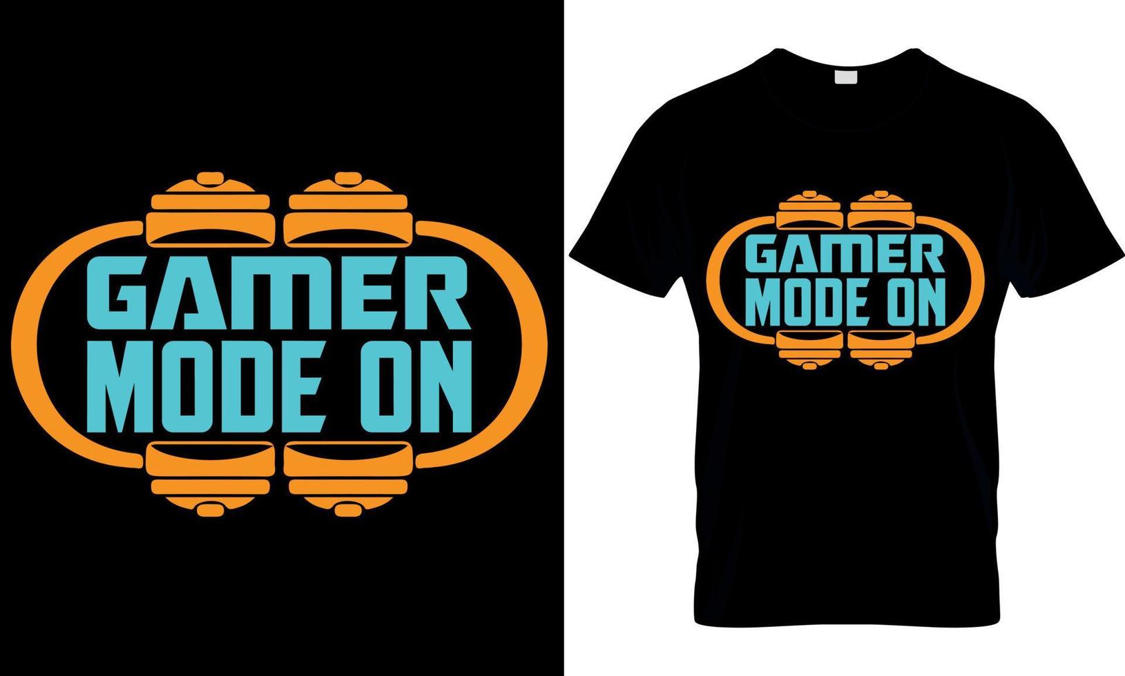 gaming t-shirt design. gaming t skjorta design. spel design. spel t skjorta design.spel t skjorta design. gamer läge på vektor