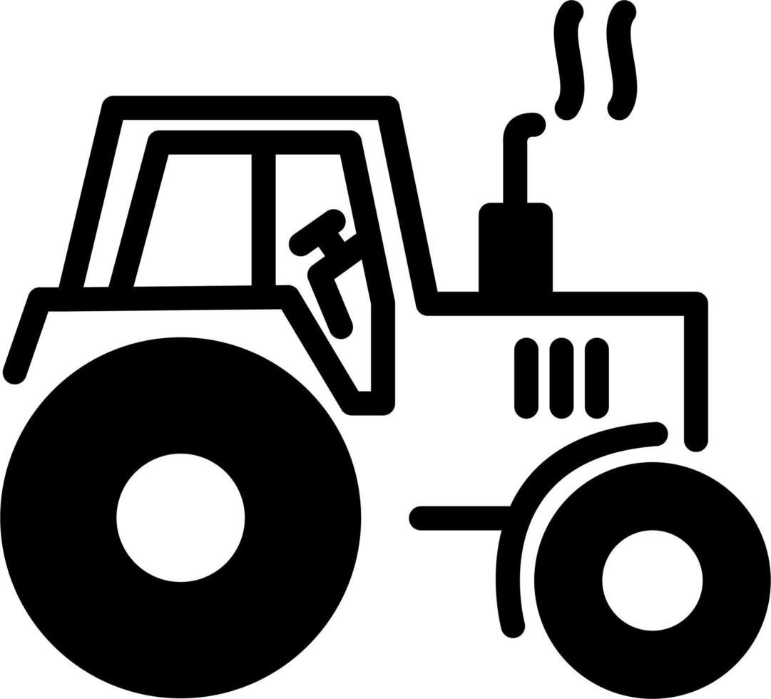 Traktor-Vektor-Symbol vektor