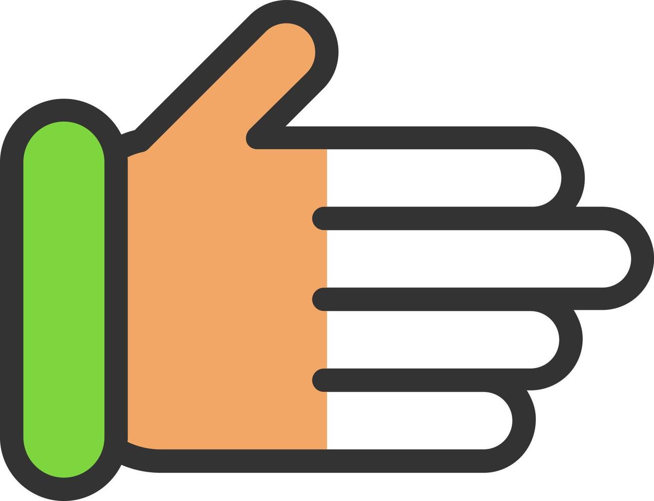 handslag vektor ikon design