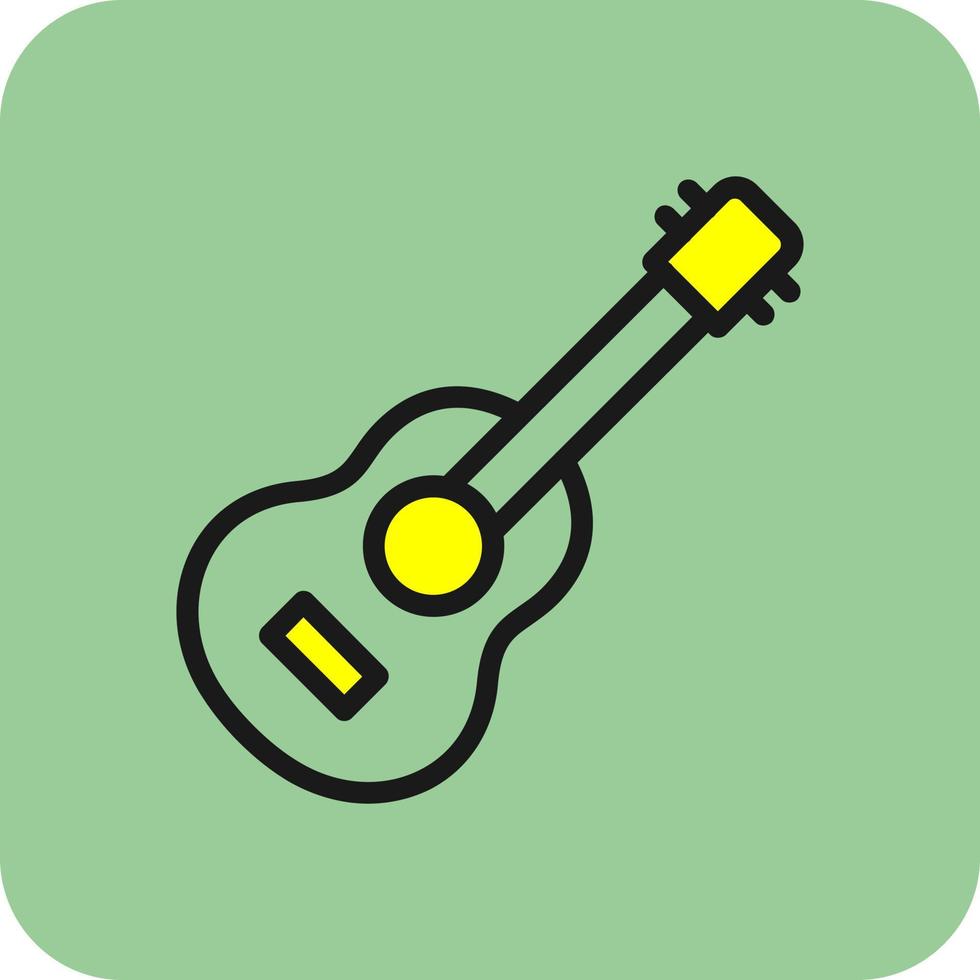 Gitarren-Vektor-Icon-Design vektor